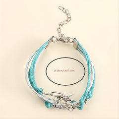 Vintage Style Braided Bracelet Set - Layered Wristband