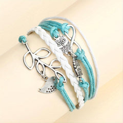 Vintage Style Braided Bracelet Set - Layered Wristband