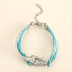 Vintage Style Braided Bracelet Set - Layered Wristband
