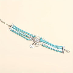 Vintage Style Braided Bracelet Set - Layered Wristband