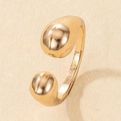 Chunky Ring Adjustable Cuff Jewelry for Daily Outfits