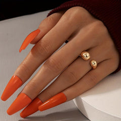 Chunky Ring Adjustable Cuff Jewelry for Daily Outfits