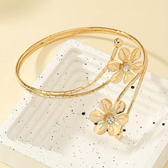 Charm Floral Geometric Vacation Style Bracelet Arm Ring