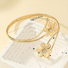 Charm Floral Geometric Vacation Style Bracelet Arm Ring