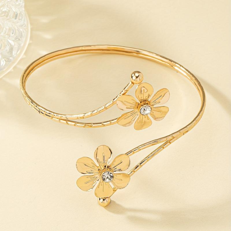 Charm Floral Geometric Vacation Style Bracelet Arm Ring