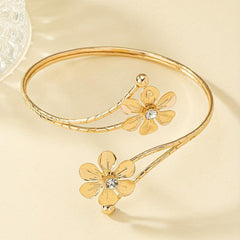 Charm Floral Geometric Vacation Style Bracelet Arm Ring