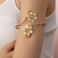 Charm Floral Geometric Vacation Style Bracelet Arm Ring