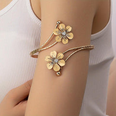 Charm Floral Geometric Vacation Style Bracelet Arm Ring