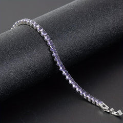 Multicolor Zircon Tennis Bracelet for Women Girls Gift