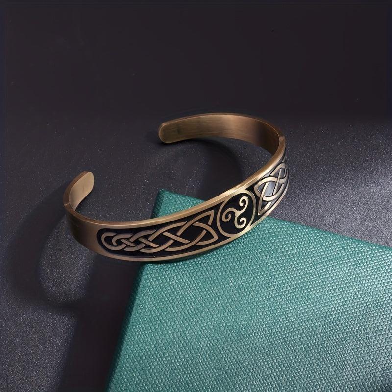 Stainless Steel Spinning Cuff Bangle Bracelet Holiday Gift Jewelry