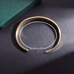 Stainless Steel Spinning Cuff Bangle Bracelet Holiday Gift Jewelry