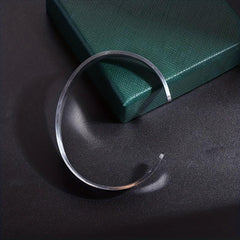Stainless Steel Spinning Cuff Bangle Bracelet Holiday Gift Jewelry