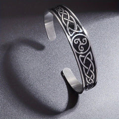 Stainless Steel Spinning Cuff Bangle Bracelet Holiday Gift Jewelry