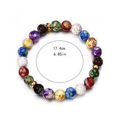 7 Chakra Reiki Healing Stone Bracelet Yoga Balance Energy Beads