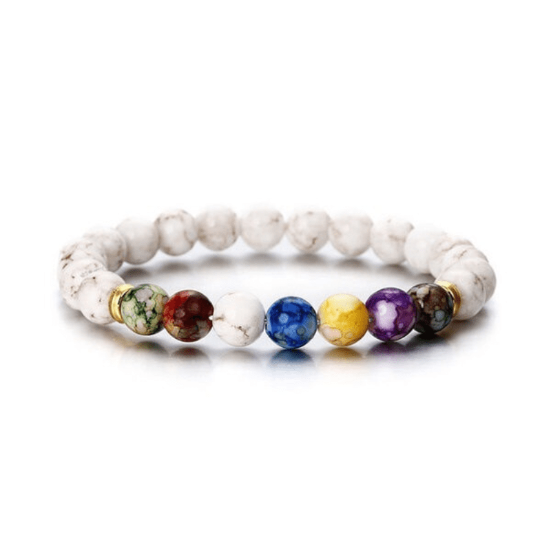 7 Chakra Reiki Healing Stone Bracelet Yoga Balance Energy Beads
