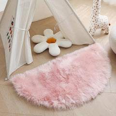 Soft Faux Sheepskin Fur Rug Modern Area Rugs Warm Wool Hairy Carpet