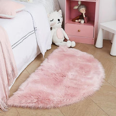 Soft Faux Sheepskin Fur Rug Modern Area Rugs Warm Wool Hairy Carpet