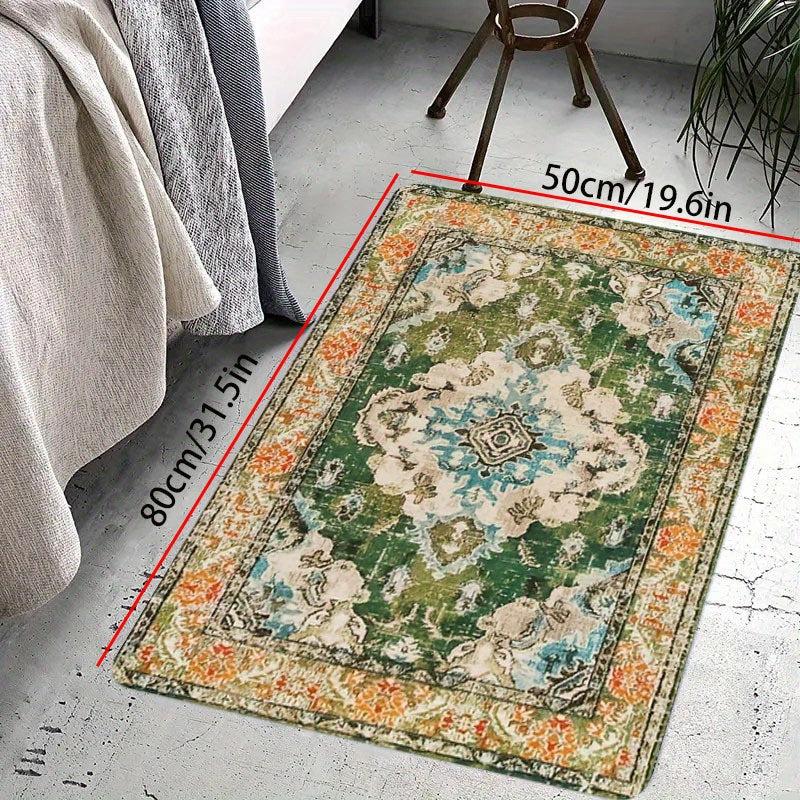 Vintage Bohemian Sponge Floor Mat Kitchen Rug Absorbent Bath Mat