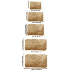 Soft Fluffy Faux Fur Area Rug for Bedroom Living Room Sofa Home Decor