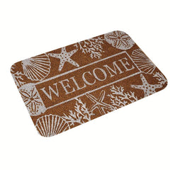 Welcome Door Mat Non slip Front Door Outdoor Indoor Entrance Mat