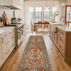 Washable Kitchen Runner Rug Persian Boho Hallway Distressed Mats