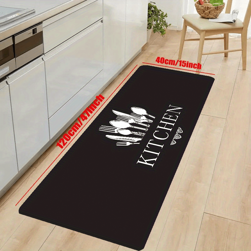 Soft Thickened Kitchen Mat Waterproof Runner Rug