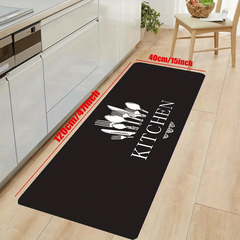 Soft Thickened Kitchen Mat Waterproof Runner Rug