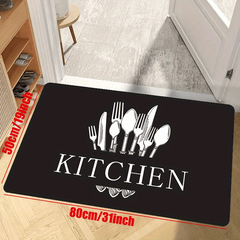Soft Thickened Kitchen Mat Waterproof Runner Rug