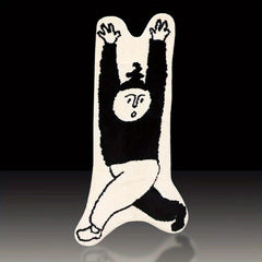 Cartoon Strip Sofa Floor Mat Funny Room Decor