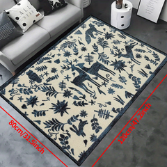 Wild Animals Non-slip Resistant Rug Machine Washable Waterproof Carpet
