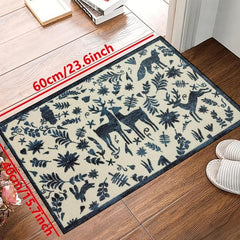 Wild Animals Non-slip Resistant Rug Machine Washable Waterproof Carpet