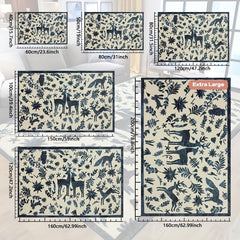 Wild Animals Non-slip Resistant Rug Machine Washable Waterproof Carpet