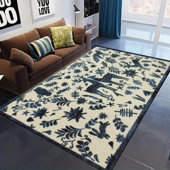 Wild Animals Non-slip Resistant Rug Machine Washable Waterproof Carpet