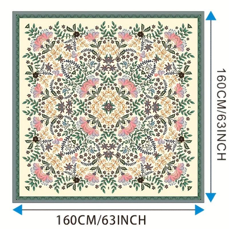 Boho Area Rugs Washable Non Slip Low Pile Carpet for Living Room Bedroom