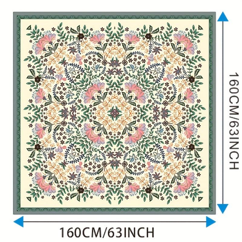 Boho Area Rugs Washable Non Slip Low Pile Carpet for Living Room Bedroom