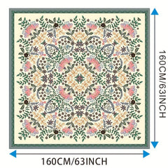 Boho Area Rugs Washable Non Slip Low Pile Carpet for Living Room Bedroom