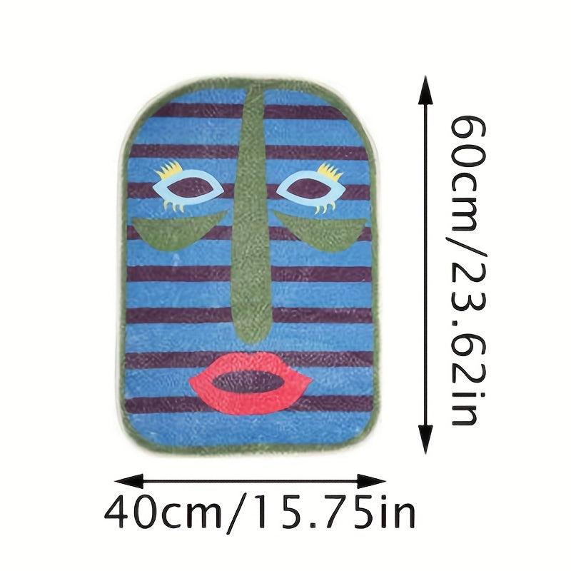 Cartoon Print Area Rug Water Absorbent Floor Mat