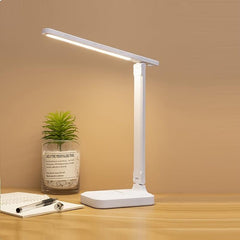 Dimmable LED Desk Lamp Touch Dimming Eye Protection USB Plug