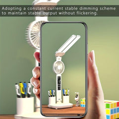 Learning Plug-in Bedside Lamp Desk Fan