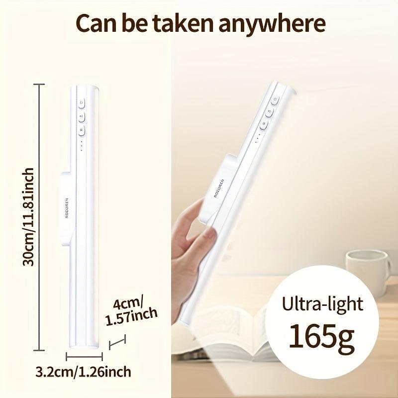 Rocoren LED Desk Lamp Magnetic Dimming Rechargeable Reading Lamp