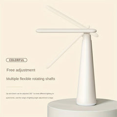 Foldable Learning Desk Lamp with Night Light USB Charging LED Eye Protection