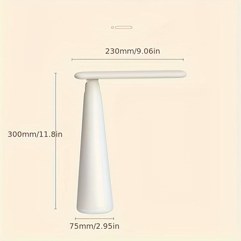 Foldable Learning Desk Lamp with Night Light USB Charging LED Eye Protection