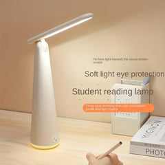 Foldable Learning Desk Lamp with Night Light USB Charging LED Eye Protection
