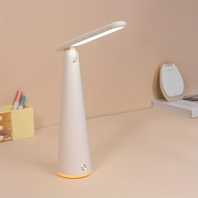 Foldable Learning Desk Lamp with Night Light USB Charging LED Eye Protection