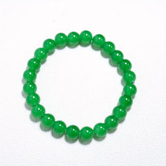 Solid Beads Natural Stone Bracelet - Hand Jewelry Fits Any Wrist