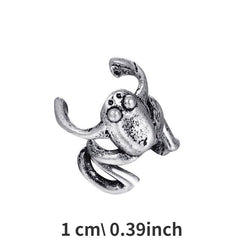 Frog Zinc Alloy Earrings Retro Style Jewelry Gift For Women Girls