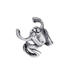 Frog Zinc Alloy Earrings Retro Style Jewelry Gift For Women Girls