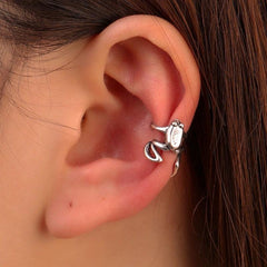 Frog Zinc Alloy Earrings Retro Style Jewelry Gift For Women Girls