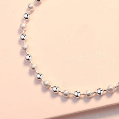 Copper Beads Chain Bracelet Women Jewelry Gift