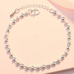 Copper Beads Chain Bracelet Women Jewelry Gift